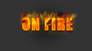 Loc Tran - Photoshop Project 15: Fire Text Effect