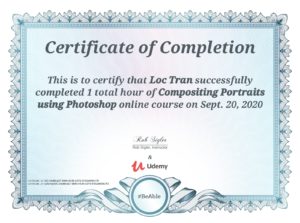 Loc Tran - Compositing Portraits using Photoshop - Certification