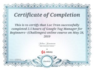 Loc Tran - Google Tag Manager for Beginners+ (Challenges)