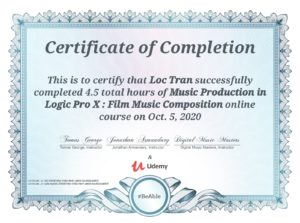 Loc Tran Music Production in Logic Pro X : Film Music Composition