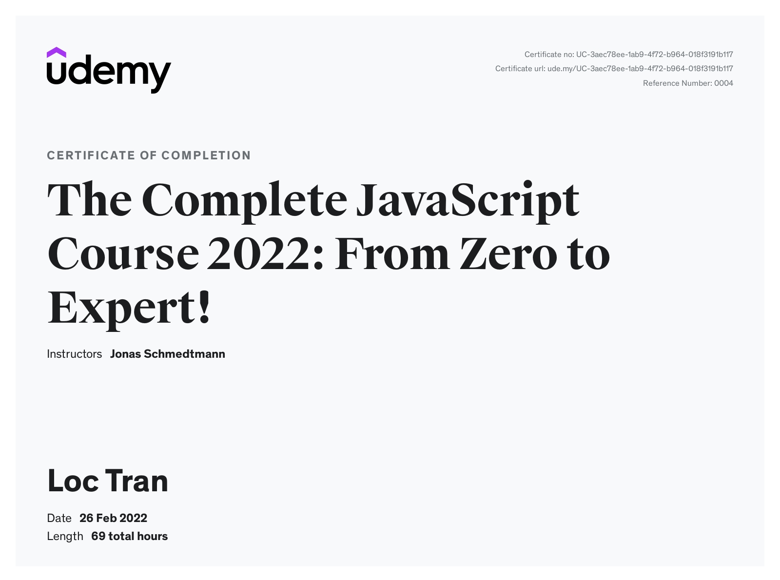 The Complete JavaScript Course 2022: From Zero to Expert