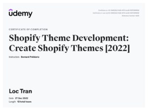 Shopify Theme Development: Create Shopify Themes [2022]